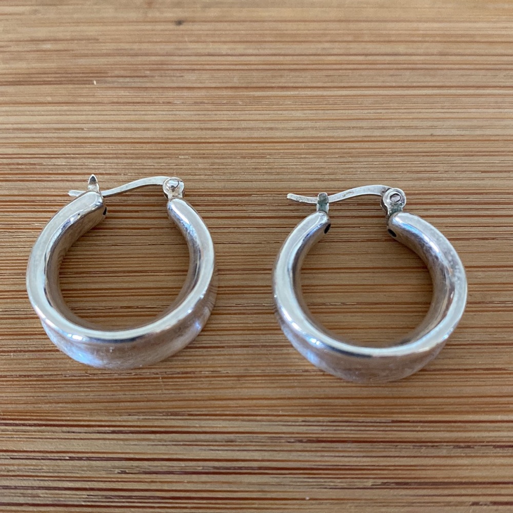 Sterling Silver 925 hoop earrings